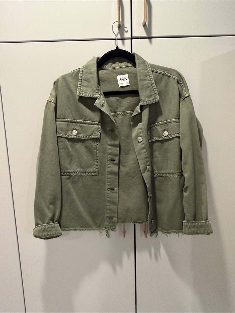 Zara Olive Utility Jacket